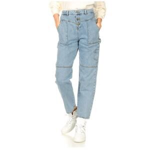 BA&SH Blue Tanguy High Waist Light Used Blue Denim Ankle Jeans, size 3/US8